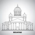 The symbol of Helsinki, Finland - Cathedral