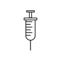 Symbol Icon - Spritze, Impfung