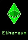 Symbol image of cryptocurrency Ethereum