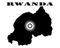 Symbol of Isle of Rwanda and map