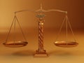 Symbol of justice. Scale Royalty Free Stock Photo