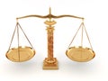 Symbol of justice. Scale