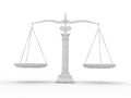 Symbol of justice. Scale Royalty Free Stock Photo