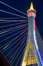 Symbol of king rama9 on bridge