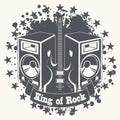 Symbol king of rock