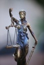 Symbol of law and justice. Concept law and justice. Scales of justice, gavel and book Royalty Free Stock Photo