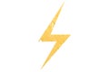 The symbol of lightning cut out of cheese, as a sign of dangerous food, sanctions on a white isolated background