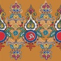 Symbol lord shiva om.pattern
