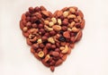 A symbol of love of a handful of nuts.