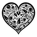 Symbol of love for Valentine s Day, prints on T-shirts and textiles, fabric products, fashion trends, logos, emblems