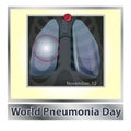 Symbol lung disease. Breathing. Respiratory system. Respiratory disease - cancer asthma, tuberculosis, pneumonia . World