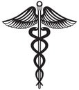 Symbol medical caduceus