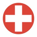 Symbol of medicine cross