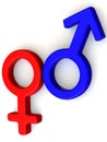 Symbol Men and Women. Love