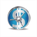 Symbol of money and safe deposit box vault logo design vector icon symbol Royalty Free Stock Photo