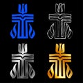 Symbol of Presbyterian religion Royalty Free Stock Photo