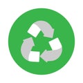 Symbol for recycling, label for recycling. World Ecology concept.