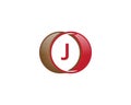 J letter circle logo