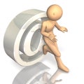 Symbol that represents the e-mail address