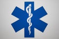 Symbol Rod of Asclepius, Health Care sign