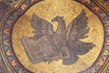 Symbol of Saint John the Evangelist, mosaic from facade of the Basilica San Marco, Venice