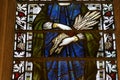 Sheaf of wheat on stained glass