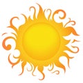 Symbol sun Royalty Free Stock Photo