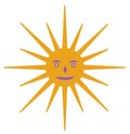 Symbol of the sun Royalty Free Stock Photo