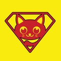 Symbol of a Super Hero Cutie Cat