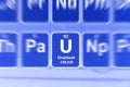 Symbol of Uranium