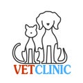 Symbol for the veterinary hospital.