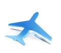 Symbolic airplane take off Royalty Free Stock Photo