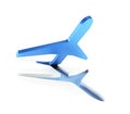 Symbolic airplane take off Royalty Free Stock Photo