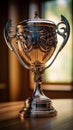 Symbolic champion\'s trophy, epitomizing success and the pursuit of excellence