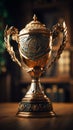 Symbolic champion\'s trophy, epitomizing success and the pursuit of excellence