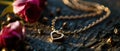 The Symbolic Connection Of Love\'s Heartbeat A Chain Embellished With A Meaningful Pendant