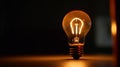 Symbolic contrast, Bright bulb symbolizes innovation and being a leader