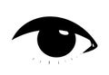 Symbolic female eye