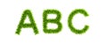 Symbolic grassy alphabet