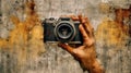 Symbolic image of photography abstract analog camera