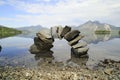 Symbolic natural stone bridge