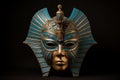 Symbolic Osiris face god mask. Generate Ai