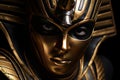 Symbolic Osiris face mask. Generate Ai