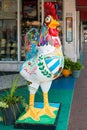 Symbolic rooster sculpture in Little Havana, Miami