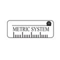 Symbolic ruler Metric System