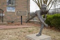 Symbolic Statue at Birth Place of Little League Baseball