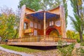 Symbolic Synagogue in Babyn Yar Holocaust Memorial Park, on Oct 17 in Kyiv, Ukraine