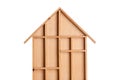 Symbolic wooden house Royalty Free Stock Photo