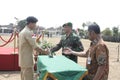 Symbolization Cooperation Between Local Officials and Army