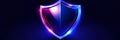 Gradient Shield Icon Security Protection Symbolizing security protection privacy safety and digital defense A strong